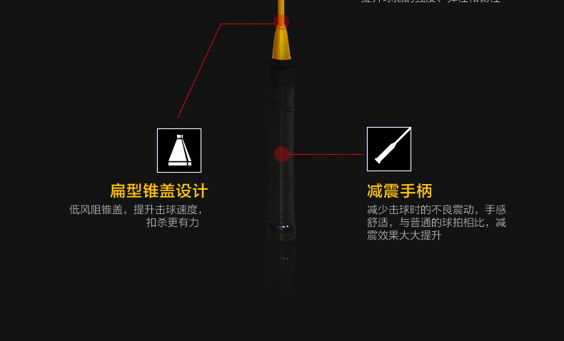 BR124 训练羽毛球拍 - detail 9/20