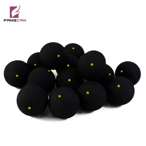 FCA-09 One Yellow Dots Squash Ball