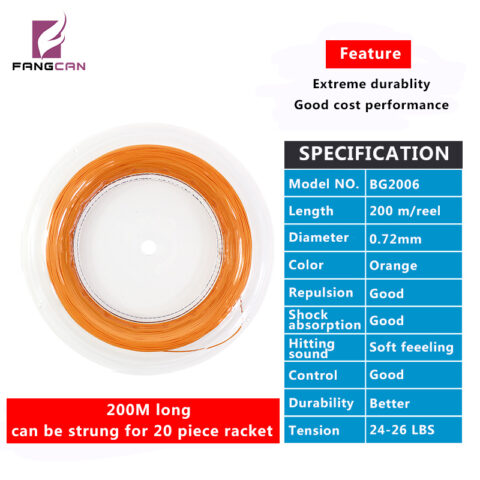 BG2006 Badminton String 200M/Reel