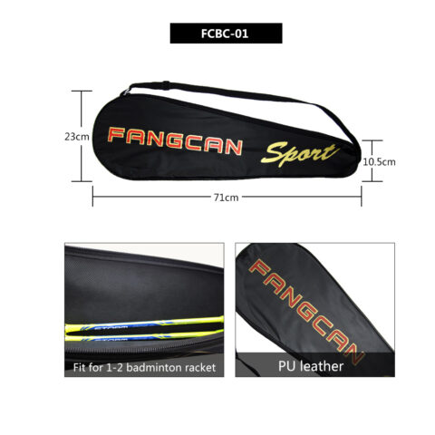 FCBC-01 Leather Badminton Racket Cove