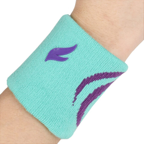 FCSW-03 Plastic Drop Logo Jacquard Wristband