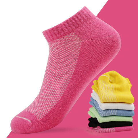 (6 Pairs)SW961 Mesh Style Women Sports Short Sock
