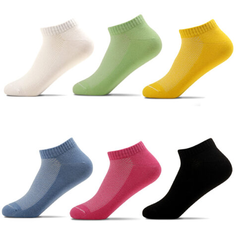 (6 Pairs)SW961 Mesh Style Women Sports Short Sock