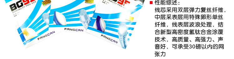 BG95 Badminton Racket String - detail 2/21