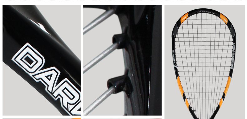 DARKNESS 7 Full Carbon Squash Racket - detail 11/24