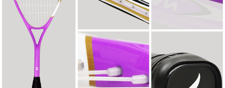 FCSQ-02 Aluminum-Carbon Composite Squash Racket - detail 13/38