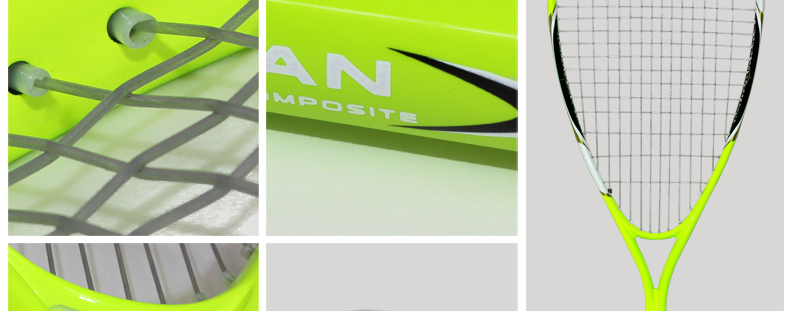 FCSQ-02 Aluminum-Carbon Composite Squash Racket - detail 15/38