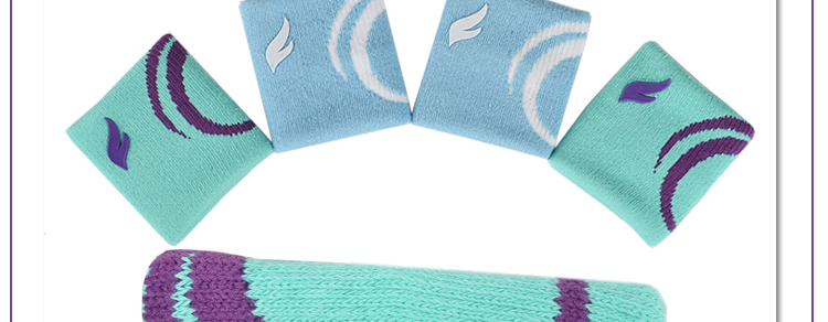 FCSW-03 Plastic Drop Logo Jacquard Wristband - detail 8/17