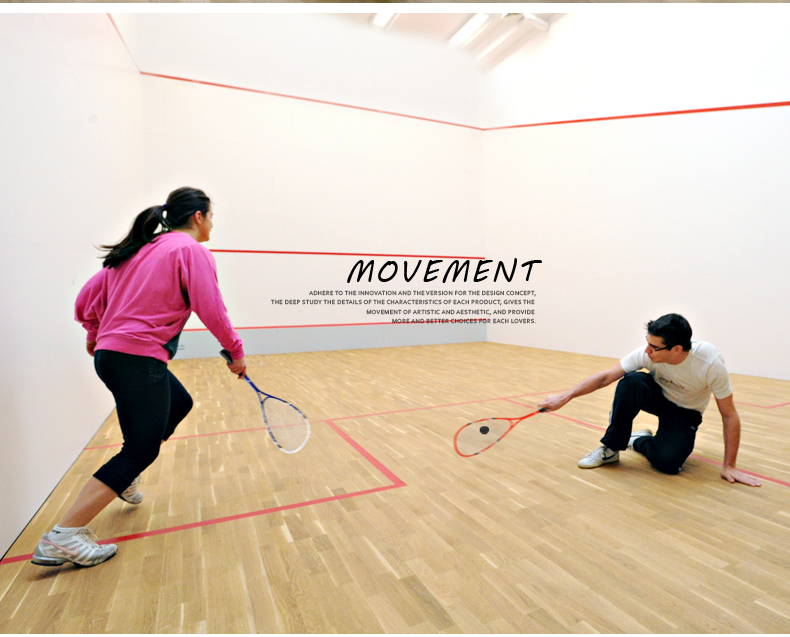 Aluminum Alloy Junior Squash Racket - detail 12/12