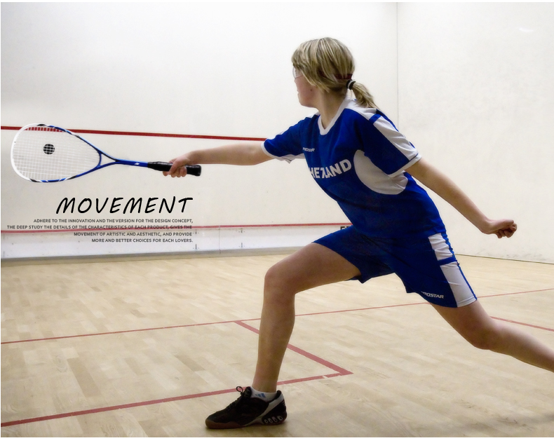 SILVER130 Full Carbon Squash Racket - detail 11/12